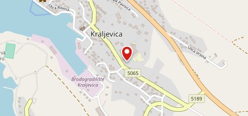 Hotel Kraljevica sulla mappa