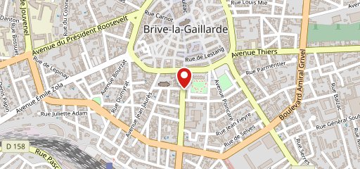 Restaurant le Montauban Brive la Gaillarde sur la carte