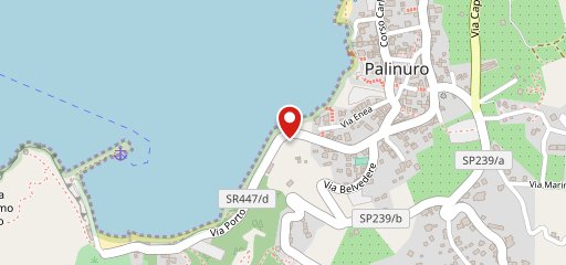 Hotel Palinuro sur la carte