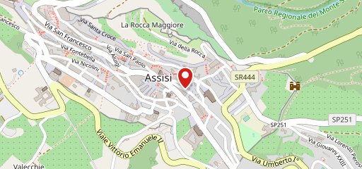 Hotel Pallotta Assisi sulla mappa