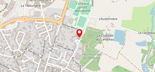 Hôtel Parc du Landreau sur la carte