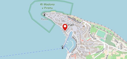 Hotel Piran sur la carte