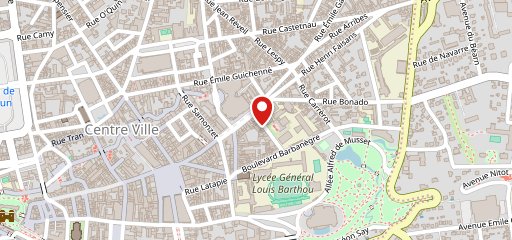 Le Matisse Pau Centre sur la carte