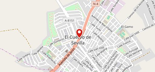 Vía Sevilla - Cádiz en el mapa