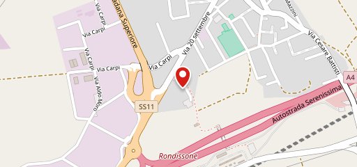 Hotel Rondissone sur la carte