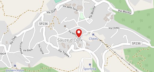 Hotel Sauze sulla mappa