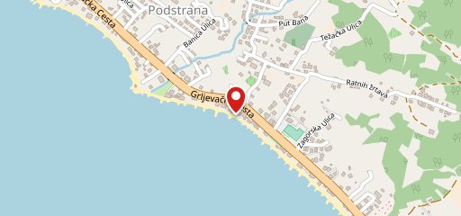 Split Hotel Sun, Podstrana beach sulla mappa