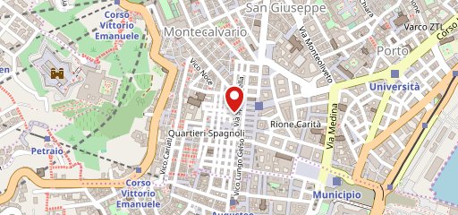 Hotel Toledo Napoli sulla mappa