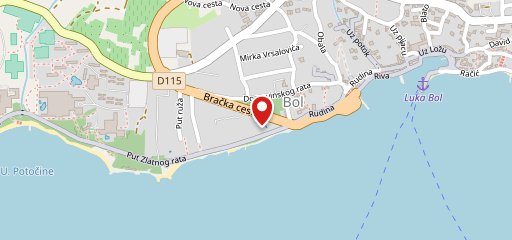 Restaurant/Pizzeria Villa Dzamonja Bol sulla mappa