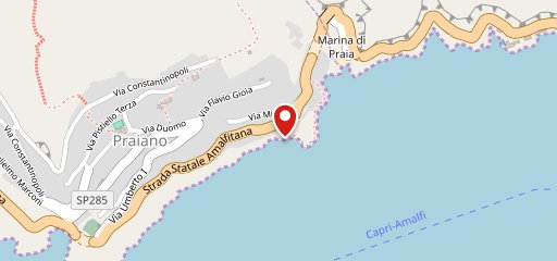 Hotel Villa Maria Pia Praiano sulla mappa