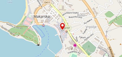 Restaurant Hrpina Makarska sur la carte