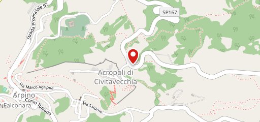 I giardini dell'Acropoli sulla mappa