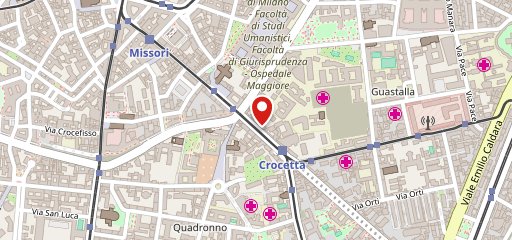 Pescheria I Pesciolini - Milano sur la carte