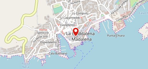 I Vitelloni La Maddalena Al Porto sur la carte