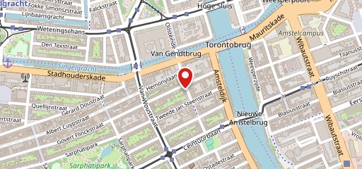 Coffeeshop IBIZA Amsterdam sur la carte