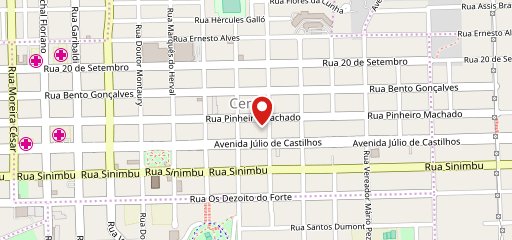 Restaurante Ícaro - Centro no mapa