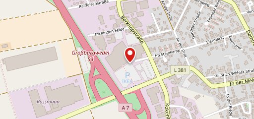 IKEA Einrichtungshaus Großburgwedel en el mapa