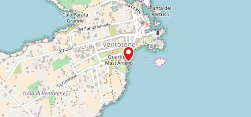 Il Brigantino - Ventotene sulla mappa