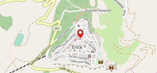 Il galletto ericino sur la carte