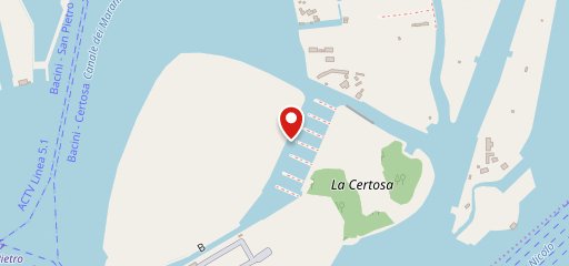 Venezia Certosa Marina sulla mappa