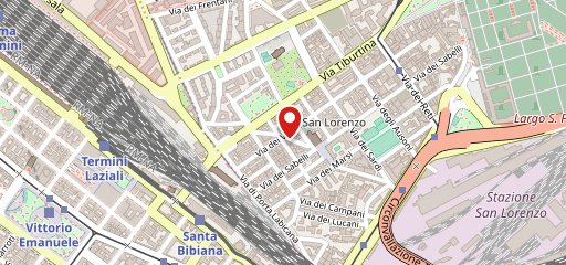 Il Gaudio Ristorante Roma San Lorenzo sulla mappa