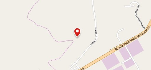 Il lago della vigna sulla mappa