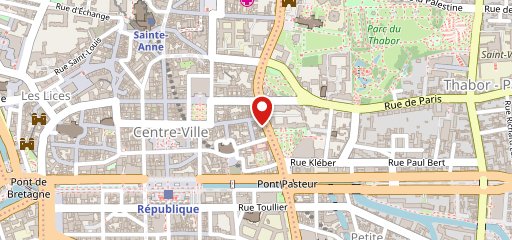 I Quattro-Canti Rennes sur la carte