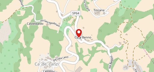 Ristorante Il Poeta Contadino Ca'benno sulla mappa