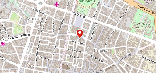 Ristorante Pizzeria Il Portico Bologna sulla mappa