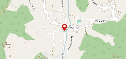 Il Rio di Vorno sur la carte