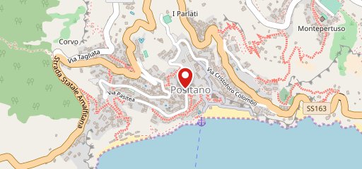 Il Tridente Positano sulla mappa