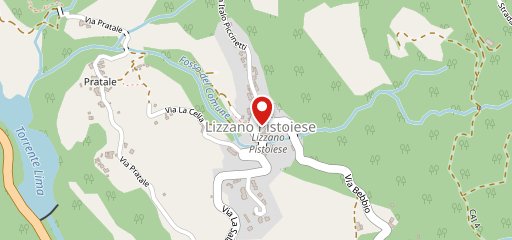 Il vecchio cedro Lizzano pistoiese sulla mappa