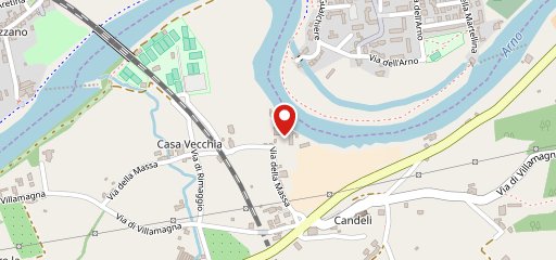 Villa la Massa sur la carte