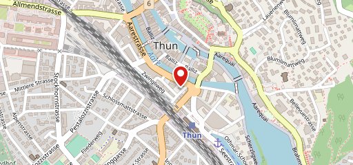 Aare Pizzeria Thun Thun sur la carte