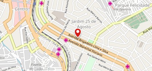 Império Caxias Restaurante e Pizzaria en el mapa