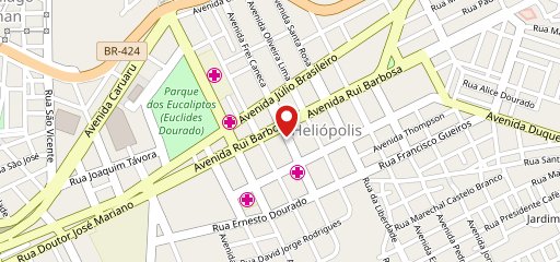 Império do Café no mapa