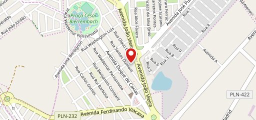 Império do Hamburguer no mapa