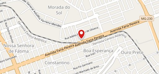 Império Pizza no mapa