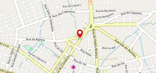 Império pizzaria no mapa