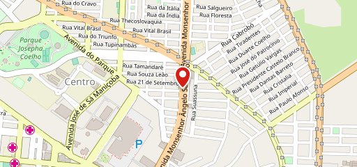 INHAC Pizzaria Delivery no mapa