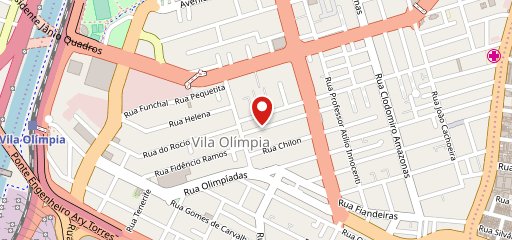 Inkahuasi Vila Olimpia Ceviche e Restaurante Peruano no mapa