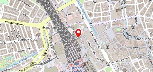 Inntel Hotels Utrecht Centre sur la carte