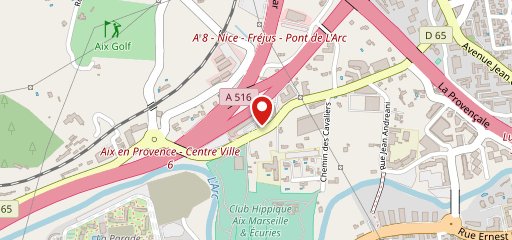 Intermarché CONTACT Aix-En-Provence sur la carte