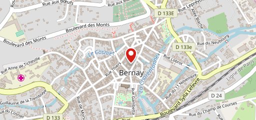 Intermarché CONTACT Bernay sur la carte