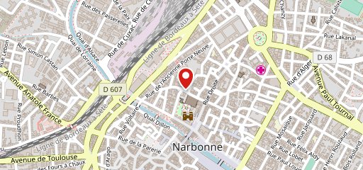 Centre International de Séjour - éthic étapes de Narbonne sur la carte
