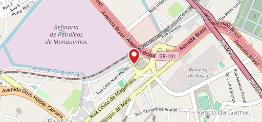 Skina do Chopp Benfica no mapa