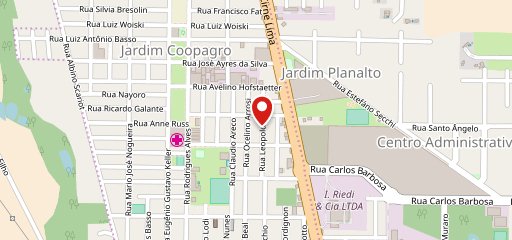 Pizzaria Isadora Toledo PR no mapa