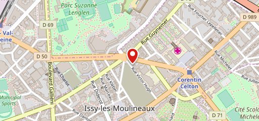 Issy L'Asie sur la carte