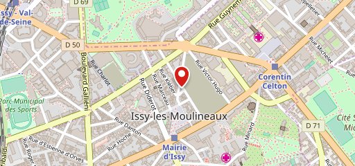 Café Issy Paris sur la carte