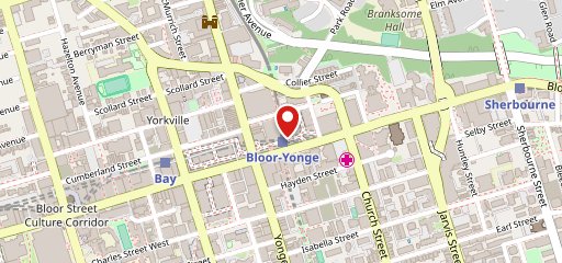 Jack Astor's Bar & Grill Yonge & Bloor sur la carte